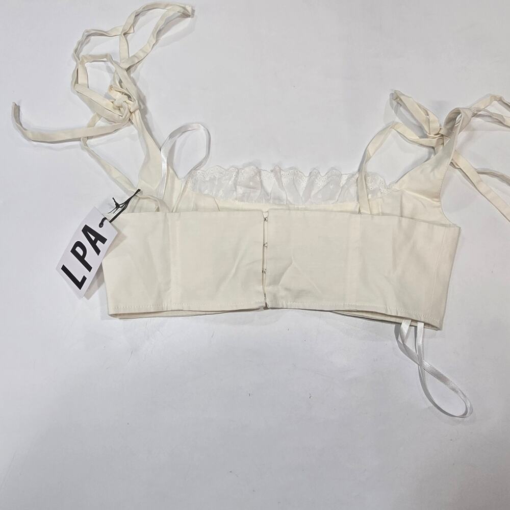 LPA Gina Corset Top in Ivory Small - Picture 11 of 12
